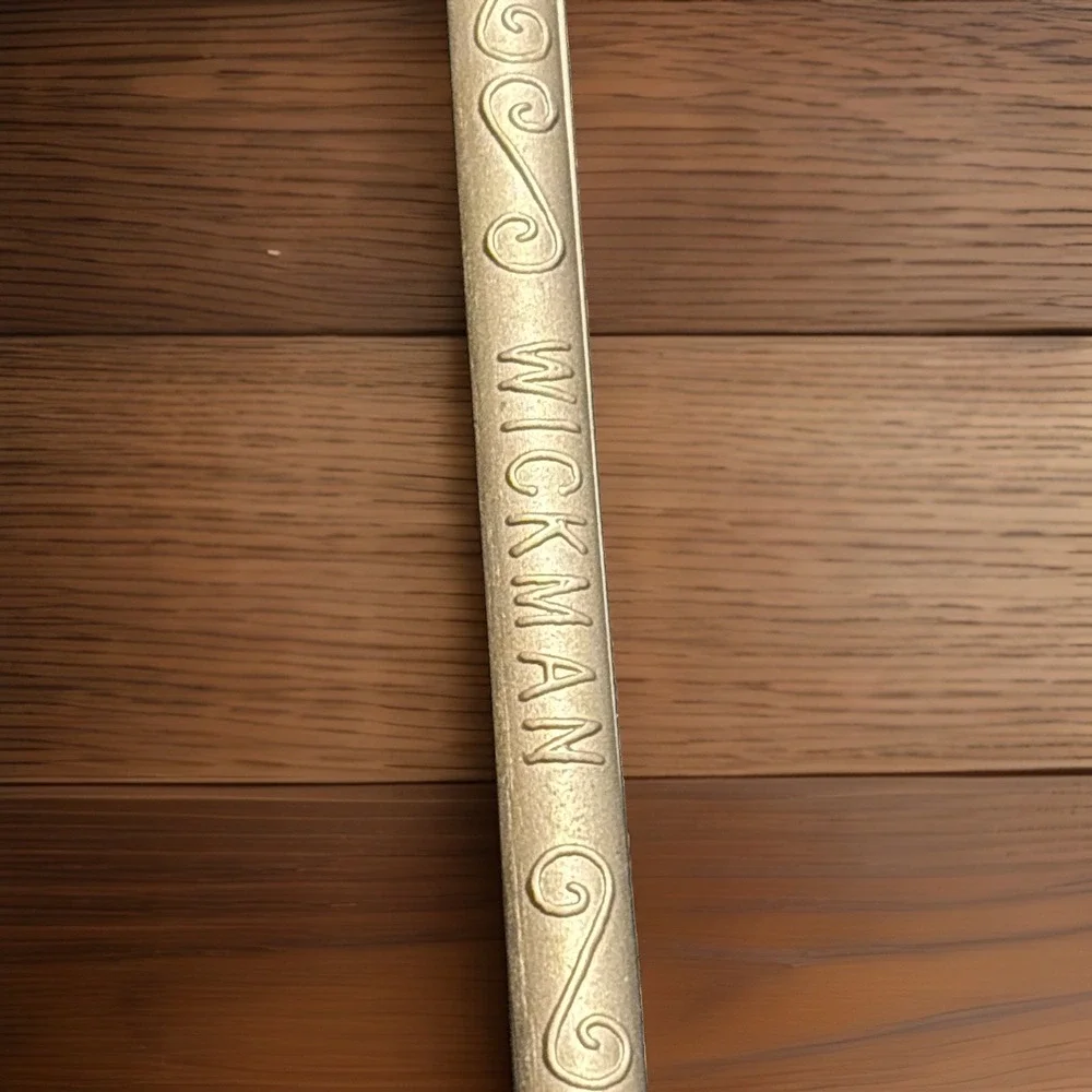 Wickman Candle Wick Trimmer Scissors Pewter Finish Scroll Design 7